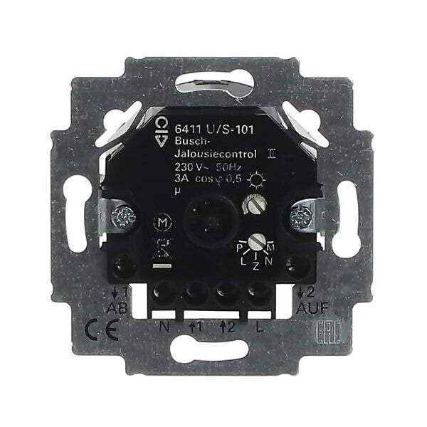 Busch-Jaeger Jalousiecontrol-Einsatz 2Schliesser 3A 690VA 6411 U/S-101